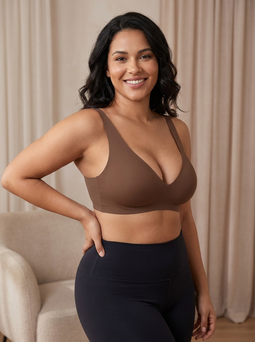 Customer showing natural lift from the bra