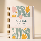 The Bible In A Year: A 52-Week Journey Through God's Word — Spiral-Bound Study Book, 50lb Paper view 2