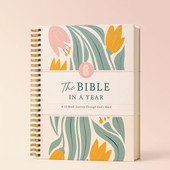 The Bible In A Year: A 52-Week Journey Through God's Word — Spiral-Bound Study Book, 50lb Paper view 1