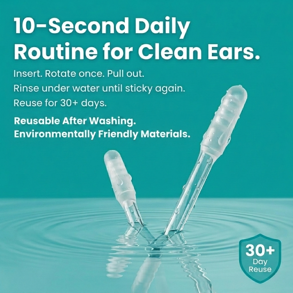 10-second daily routine for clean ears