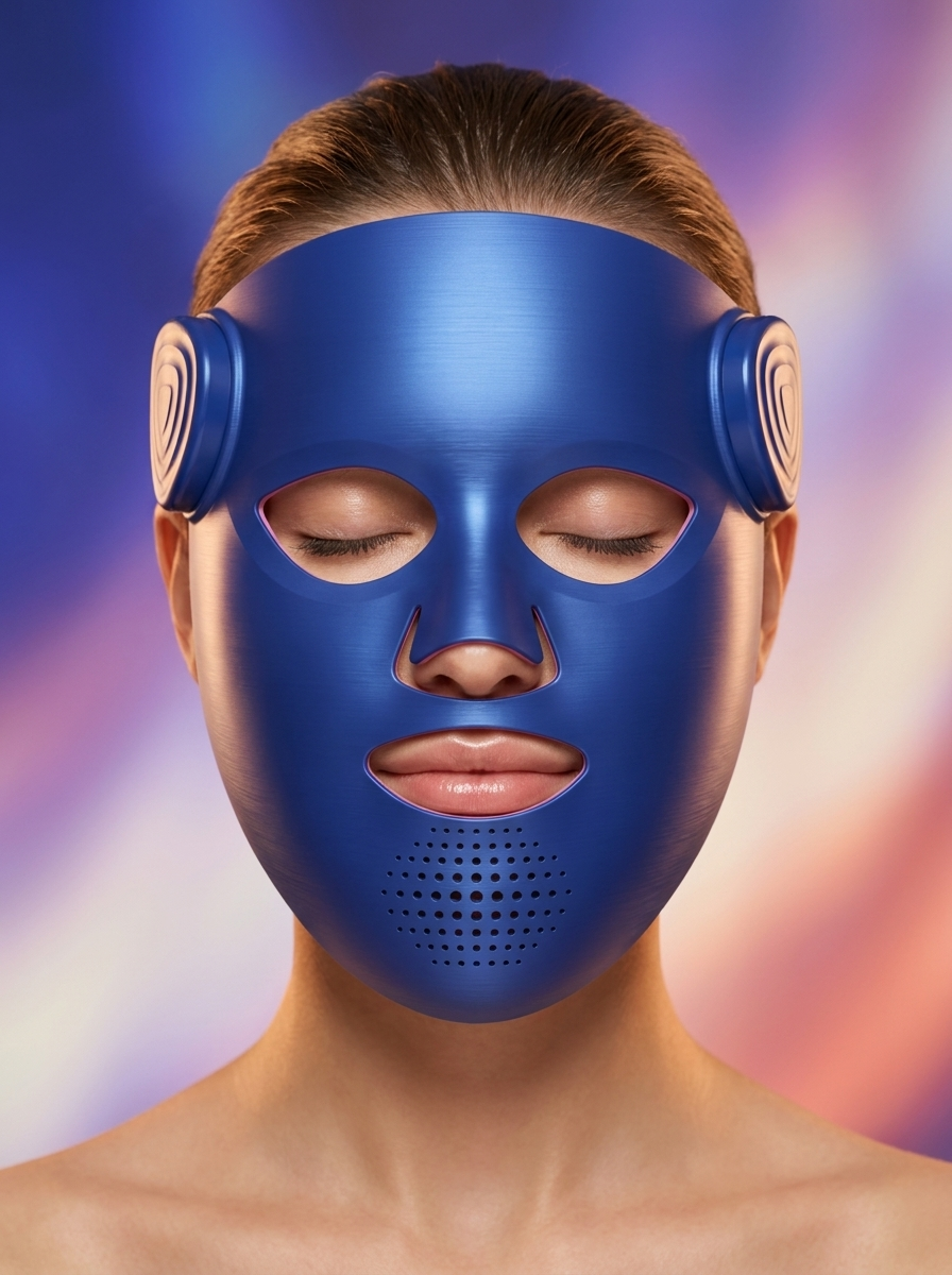 GLOW 4D worn on face