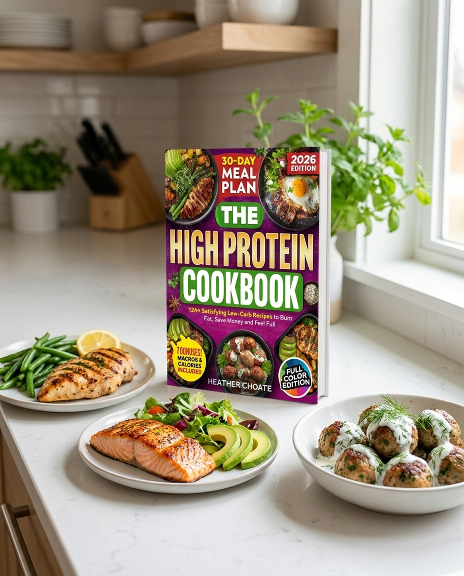 The High Protein Cookbook view 2