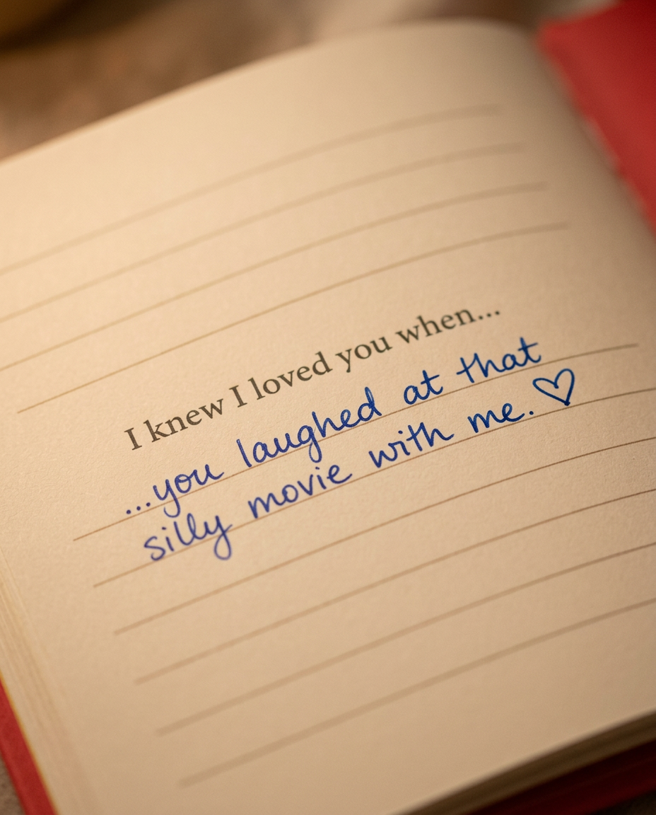 Close-up of a filled-in page with a heart doodle
