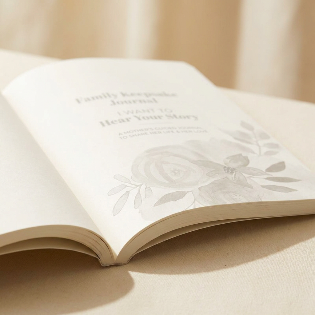 Mom, I Want to Hear Your Story — Keepsake Journal view 3