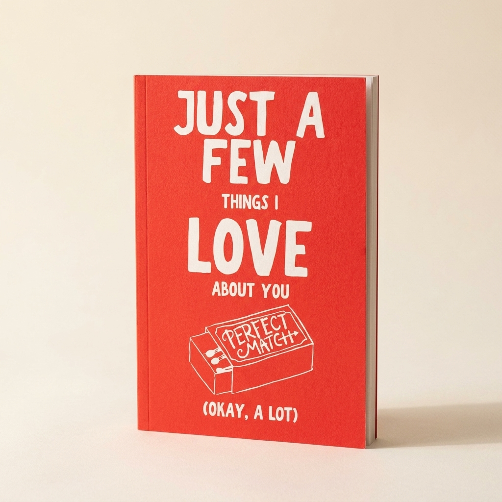 Just A Few Things I Love About You (Okay, A Lot) — red fill-in-the-blank book for couples