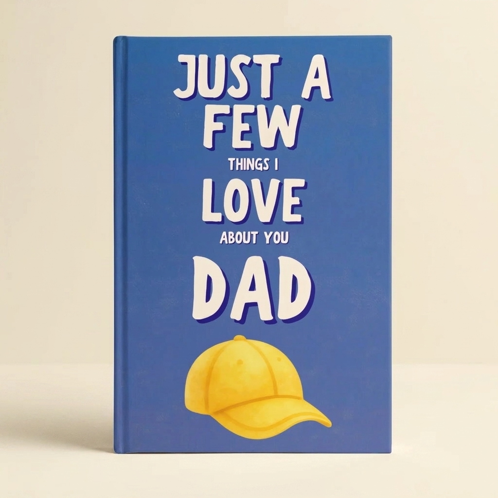 Just A Few Things I Love About You, Dad fill-in keepsake book cover