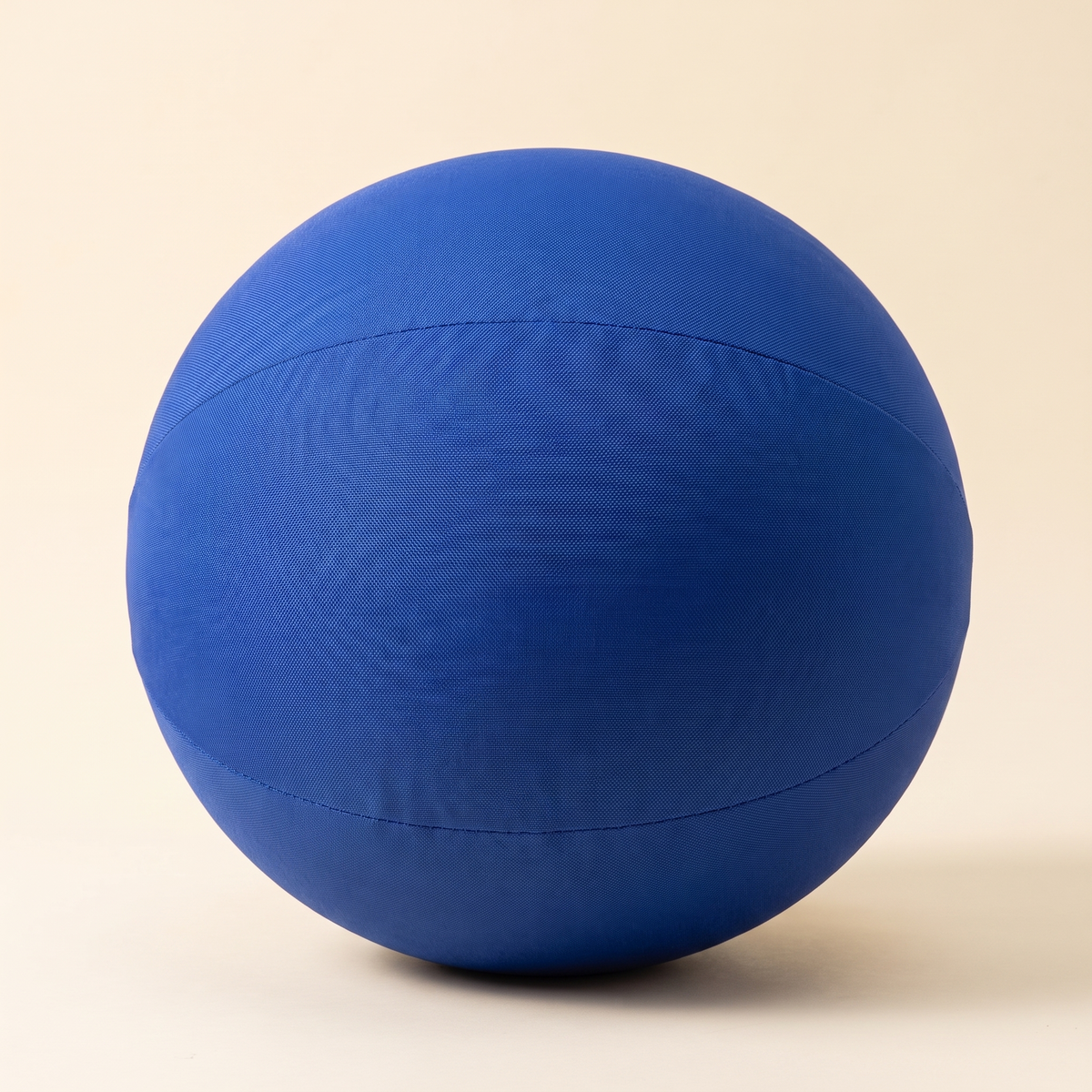 Interactive herding ball for dogs, royal blue woven cover